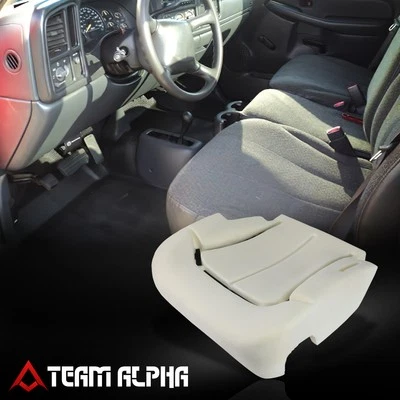 Almohadilla de cojín inferior para asiento de cubo del lado del conductor para Chevy Silverado 1999-2002 Foto 1 de 4
