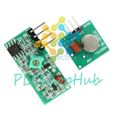 433Mhz RF transmitter and receiver link kit for Arduino/ARM/MC​U remote control - Image 1 of 4