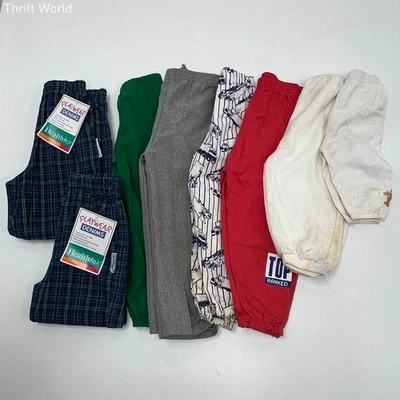 Lote Mixto De 8 Pantalones De Juego Para Niños Healthtex Años 90 De Colección Niños Pequeños Nuevos Con Etiquetas 3-5T Foto 1 de 4