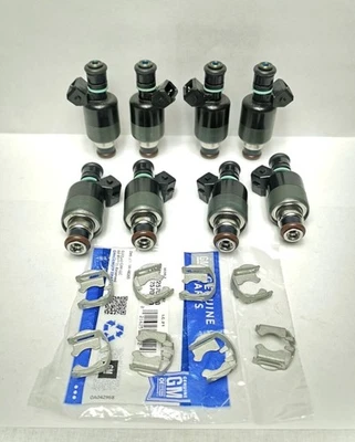 Juego de 8 inyectores de combustible GM OEM 17089166 1991-1993 4,9 L Deville Fleetwood Sevilla Foto 1 de 4