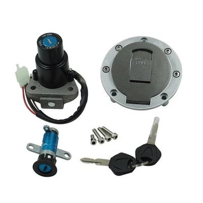 Interruptor de ignição tampa de gás combustível tampa chave de bloqueio de assento para YAMAHA TZR125 TZM150 TZR150 - Imagem 1 de 4