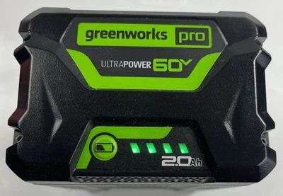 Bateria de íon de lítio GreenWorks Pro 60V Max 2 Ah LB602 - Imagem 1 de 2