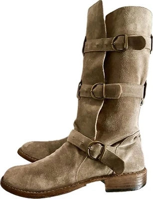 Botas hasta la rodilla de gamuza Fiorentini + Baker Eternity 7040 talla 39,5 EE. UU. 9,5 Foto 1 de 4