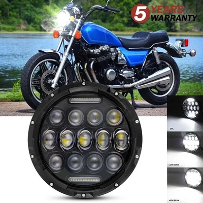7" Inch Motorcycle LED Headlight For 1980 1981 1982 Honda CB750C CB900C Custom - Image 1 of 4