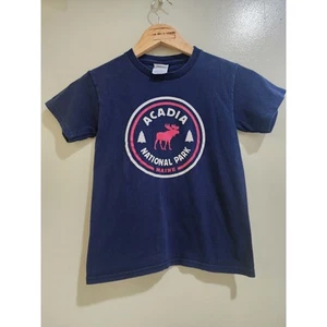 Acadia National Park Maine T shirt Youth Small S Delta  - Picture 1 of 5