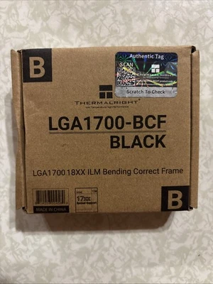 Thermalright LGA 1700-BCF Bending Correct Frame Black OPEN BOX - Image 1 of 3