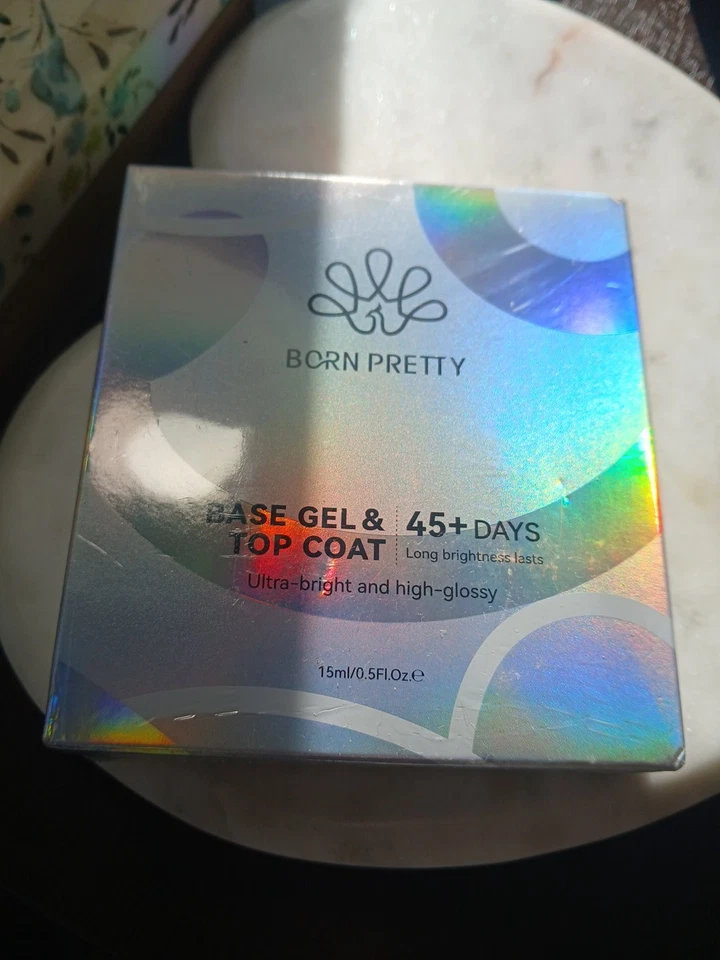 Juego de 2 PIEZAS Base y Capa Superior 10 ml Gel de Uñas Alto Brillo Acabado Brillo Larga Duración Foto 1 de 1