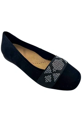 Trotters Women's Samantha Flat Black/Gem - Image 1 of 3