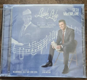 2025 SETH MACFARLANE LUSH LIFE LOST SINATRA FAMILY GUY SEALED CD & SIGNED INSERT - Picture 1 of 1