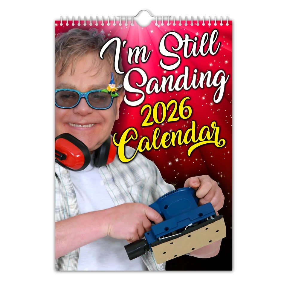 THE CALENDAR KING 2026 Calendar - I'm Still Sanding - Funny - Quirky - Christmas - Birthday