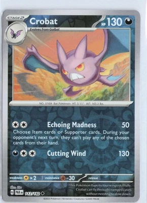 Crobat (112/182), SV04: Paradox Rift, Reverse Holo, Uncommon - Image 1 of 2