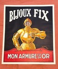 1920s Original BIJOUX FIX French poster by Jean Carlu. 30x34