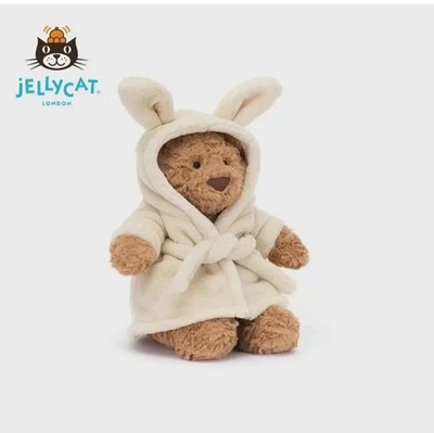 Jellycat Bathrobe Bartholomew Bear NWT-Birthday Gift Cute Toys - Image 1 of 4