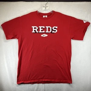 Vintage 90s y2k Nike Cincinnati Reds Short Sleeve T Shirt Mens Oversized Large - Picture 1 of 16