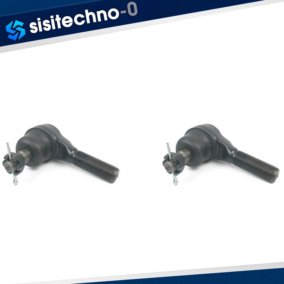Extremos de barra de amarre exterior delanteros 2x para Dodge Ram 50 1990 1991 1992 1993 2,4 L tracción trasera Foto 1 de 2