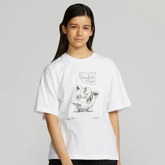 Uniqlo Daniel Arsham X Pokemon Utshort Sleeve Tee White Size S