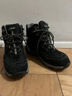 L.L. Bean женщин черная замша Tek 2,5 изолированный водонепроницаемый ботильоны размер 7,5 - Изображение 1 из 4