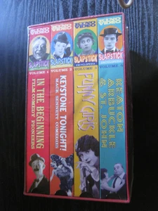 Slapstick Encyclopedia Volumes 1-4 Kino HV 1998 w/Keaton/Arbuckle/Langdon - Picture 1 of 1