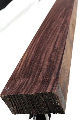 Madera cepillada de palo de rosa indio figurada 3,9x43,75x1,94" IRL61 Foto 1 de 4