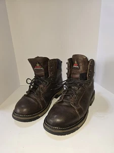 Rocky Ironclad 5703 Men’s Waterproof Brown Leather Work Boots USA Size 12 - Picture 1 of 16