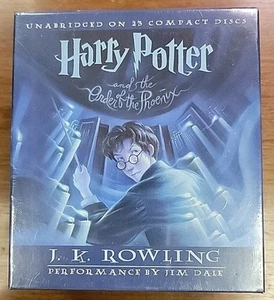 HARRY POTTER AND THE ORDER OF THE PHOENIX JK ROWLING Unabridged 23CDs New Sealed - Picture 1 of 3