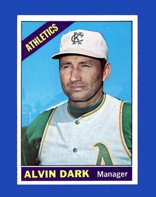 1966 Topps Set-Break #433 Alvin Dark como nuevo *GMCARDS* Foto 1 de 2