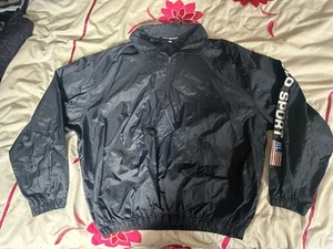 Chaqueta cortavientos Polo Sport Ralph Lauren 1/4 cremallera logotipo deletreado de colección - talla XXL - Imagen 1 de 11