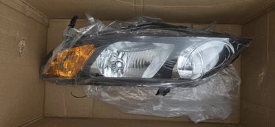 Faro halógeno izquierdo Honda Civic 2006-2011 con carcasa cromada/lente transparente-nuevo Foto 1 de 4