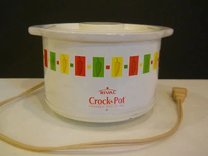 RIVAL SLOW COOKER MINI CROCK POT party crock-ette APPETIZER multi color peppers - Picture 1 of 6