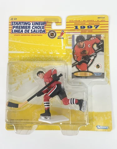 1997 Starting Lineup Chris Chelios Chicago Blackhawks SLU Cover