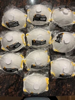 Western Safety N95 NIOSH Certified Particle Respirator with Valve 10 masks 61434 - Image 1 of 4