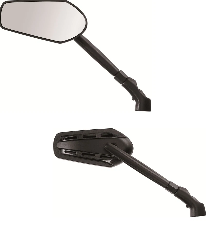 COPPIA  SPECCHIETTI UNIVERSAL MOTO SPECCHI RETROVISORI CARBON SKORPION MOTOCICLO - Immagine 1 di 1