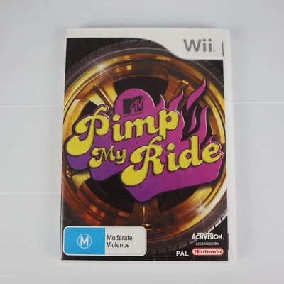 MTV Pimp My Ride | Game & Official Steering Wheel | Nintendo Wii AUS PAL - Image 1 of 4