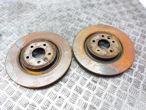 JAGUAR XF X260 2016 2.0 DIESEL PAIR OF REAR BRAKE DISC ROTORS LEFT & RIGHT - Picture 1 of 17