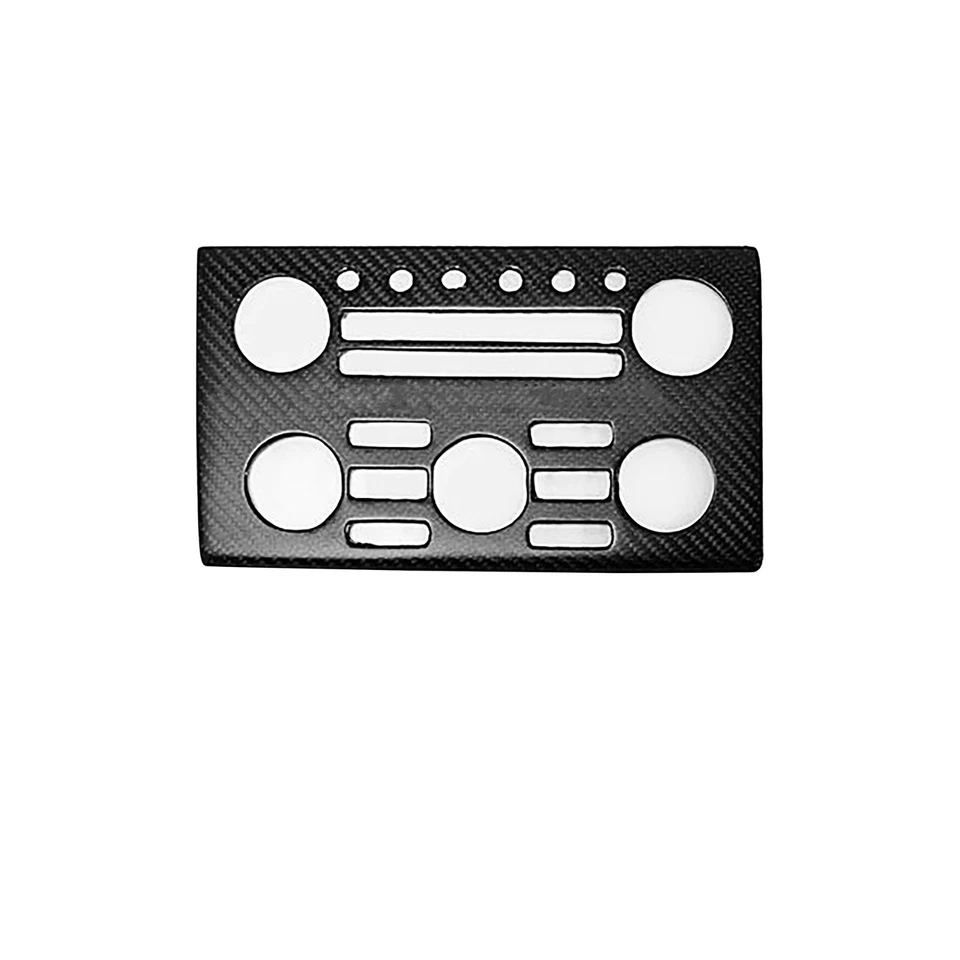 Cubierta envolvente del panel de control central de fibra de carbono apta para GTR R35 2008-2016 Foto 1 de 4