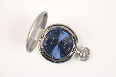 Reloj Bolsillo Reliquia Folio Necesita Batería Cara Azul Foto 1 de 4