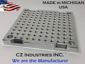 6" x 6" x 1/2" MIC 6 Aluminum Fixture / Sacrificial Plate, Mini Pallet,QTY: 1