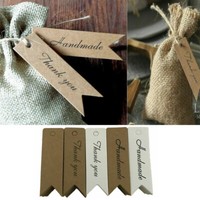 Cardboard Label Message Card Paper Hang Tags DIY Funny Card for Gifts 50pcs