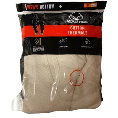 Realtree Heavyweight Cotton Thermal Bottom Men's Various Size New Factory Pack - Image 1 of 4