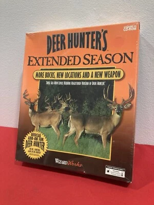 Windows 95 BRAND NEW FACTORY SEALED Deer Hunter’s Extended Season Game PC CD-ROM - Image 1 of 4