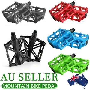 Bike Pedals Alloy Mountain Road MTB Colored Bicycle Nonslip Cycling Pedals 9/16" - Picture 1 of 13