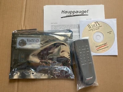 Hauppauge WinTV-D 39000 REV B237 PCIe TV Tuner Video Capture Card  w/Remote - Image 1 of 3