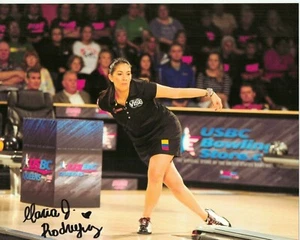 Maria Jose Rodriguez PWBA Bowler Bowling Signed Autographed 8 x 10 Photo - Picture 1 of 1