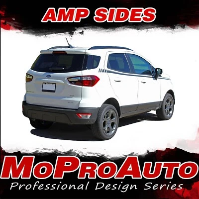 Ford EcoSport Decal Door Stripe 3M Vinyl Graphic Kit AMP SIDE for 2013-2022 - Image 1 of 4