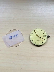 MOVADO QUARTZ 7J SWISS MEN’S WATCH MOVEMENT AND CRYSTAL 28MM (66 0050 116) - Picture 1 of 2