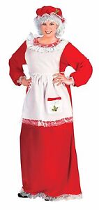 Mrs Santa Claus Christmas Adult Costume, Plus Size 16W-24W