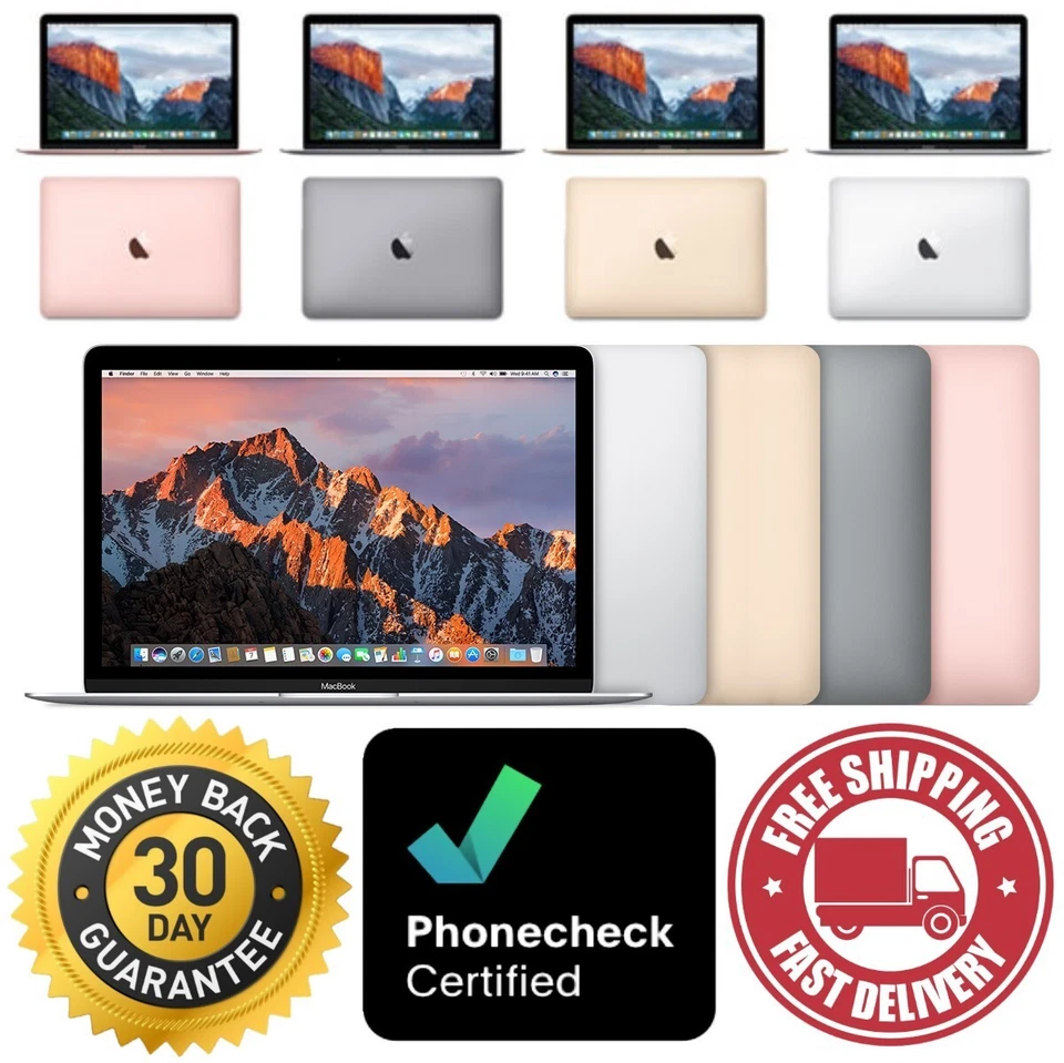 Apple MacBook 12" - M3 1.1Ghz | M5 1.2GHz - 8GB RAM - 256GB | 512GB SSD Foto 1 de 1