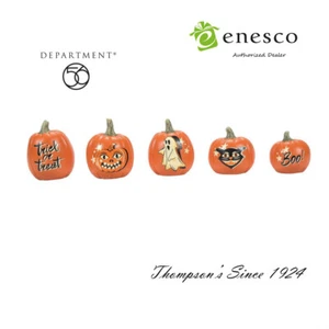 Department 56 Halloween Village, Vintage Pumpkins - Set of 5 (6012280) - Picture 1 of 1