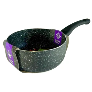 Stieltopf 18cm 3-lagig beschichtet Kochtopf 2L Kasserolle Aluminium Topf Fleisch - Bild 1 von 4