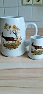 Bierkrüge klein und groß mit Rehmotiv - Bild 1 von 1